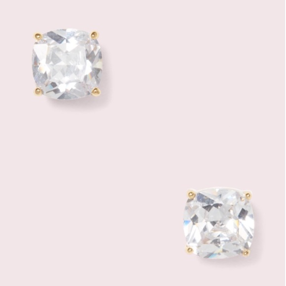 NWT 💋 CLEAR KS Mini Small Gumdrop Stud Earrings - Picture 5 of 6